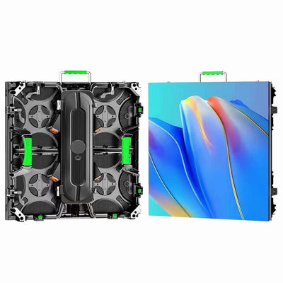P2.976 500*500 カーブロック 室内 レンタル LED スクリーン 1920hz アルミ ハードリンク 磁気 設置