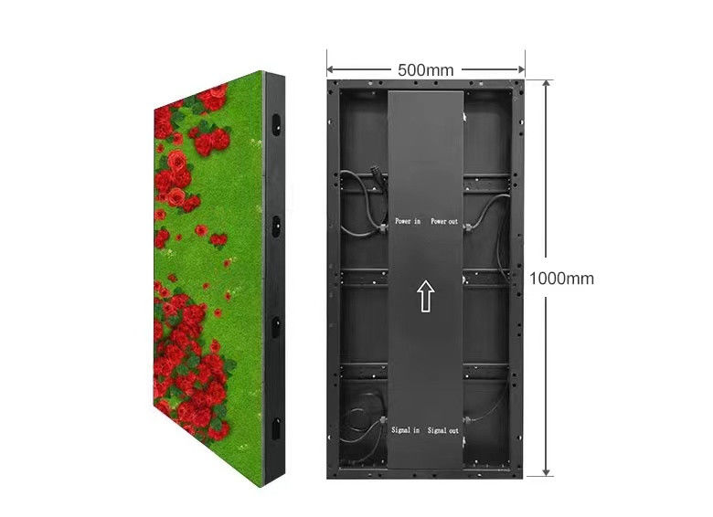IP68 LED 床スクリーン タイル LED 地面スクリーン P3.91 500x1000mm 1920hz 2tons 圧力